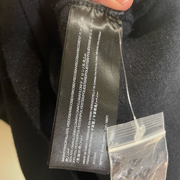 Finders Keepers Revolve Ride Knit Black Mini Dress Long Sleeve NWT Size Small - Picture 7 of 7